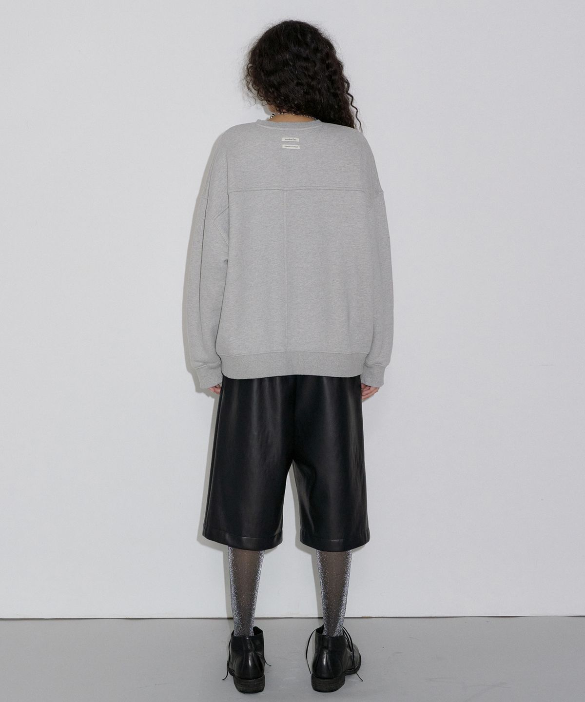 오버듀플레어(OVERDUEFLAIR) SIGNATURE PRINTING MTM_MELANGE GREY