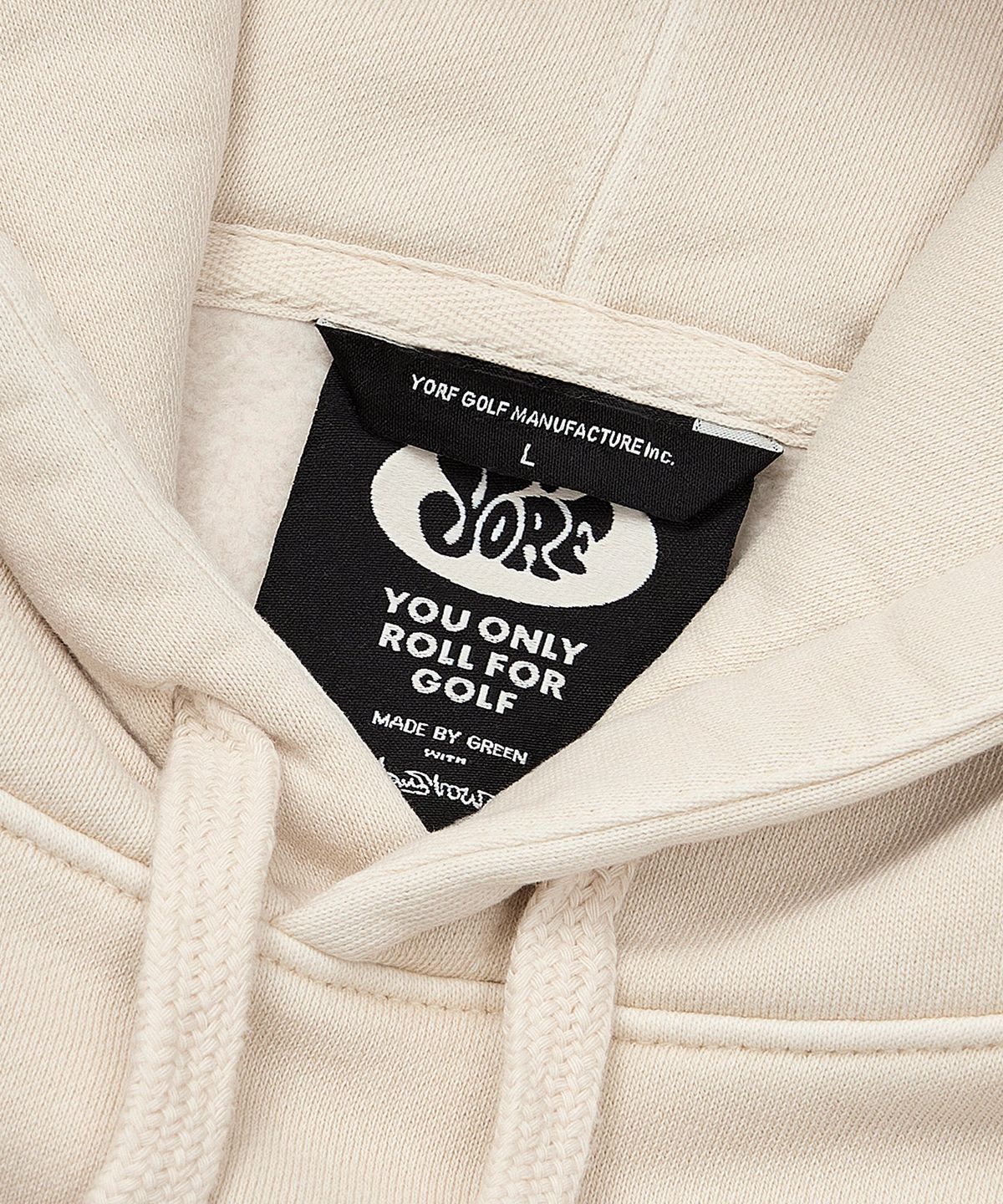 욜프(YORF) YORF HOODIE OVERDYED IVORY