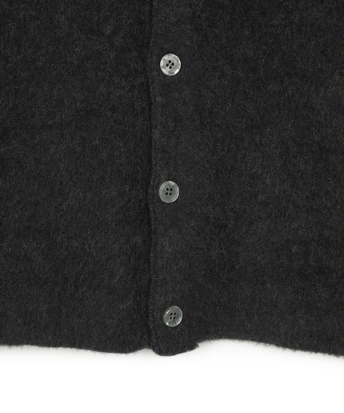 구보(GUVO) Out seam Cardigan, charcoal