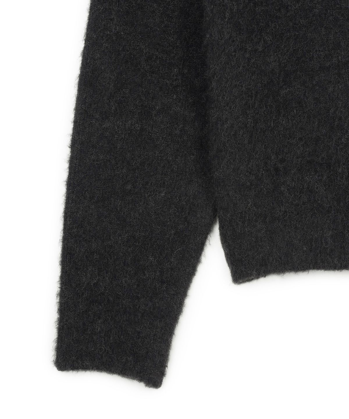 구보(GUVO) Out seam Cardigan, charcoal