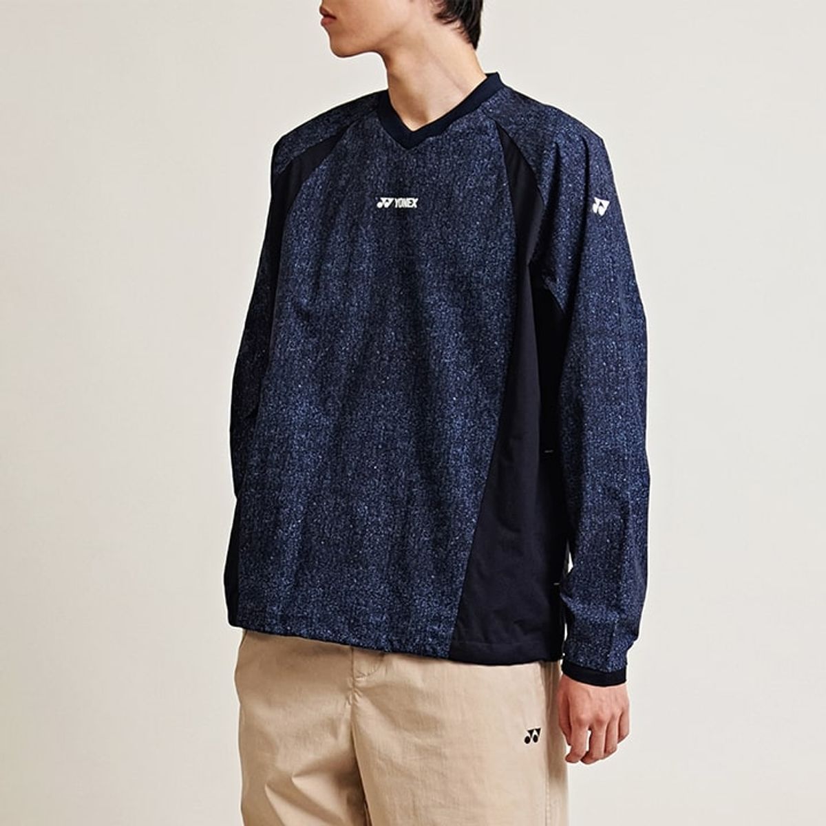 요넥스(YONEX) 245JJ006U 데님 남녀공용 액티브 아노락 재킷
