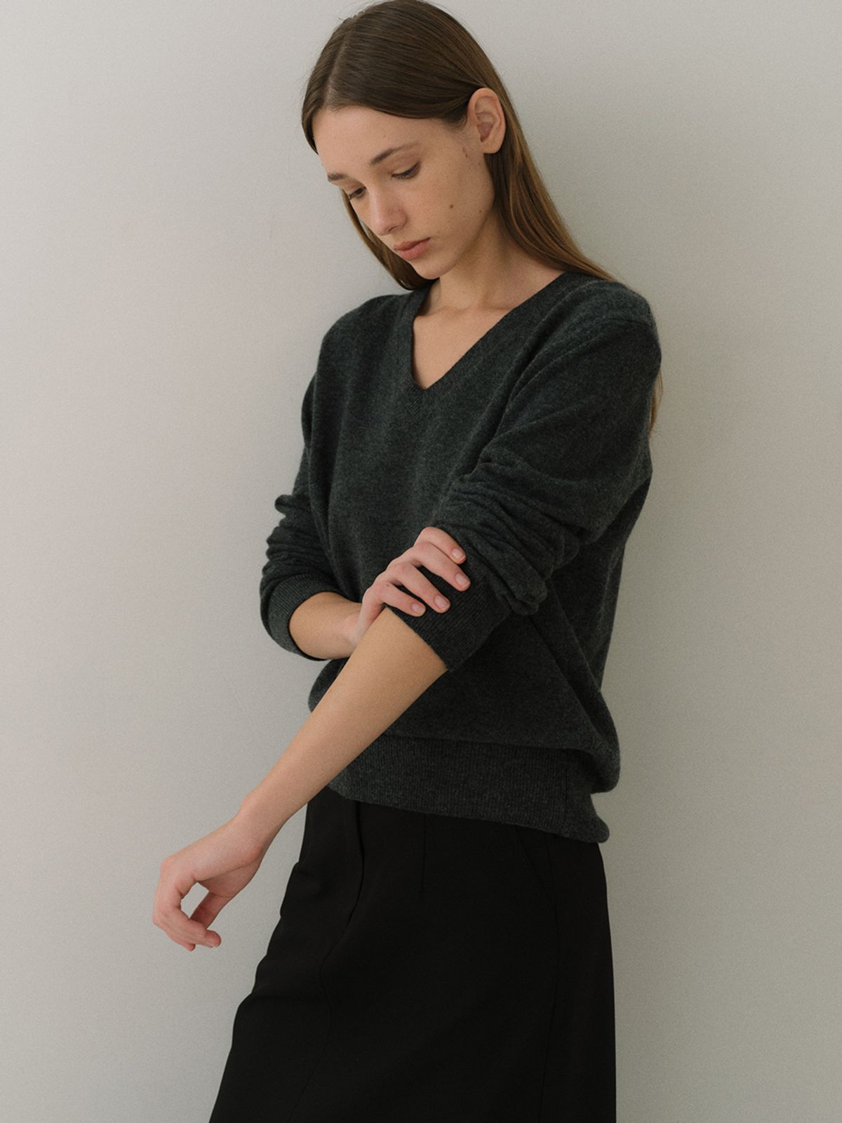 로트(LOTE) Classy V-Neck Knit_6 Color
