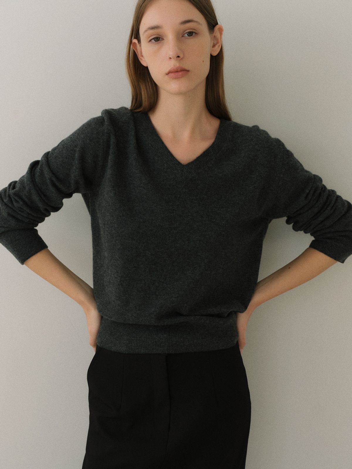 로트(LOTE) Classy V-Neck Knit_6 Color