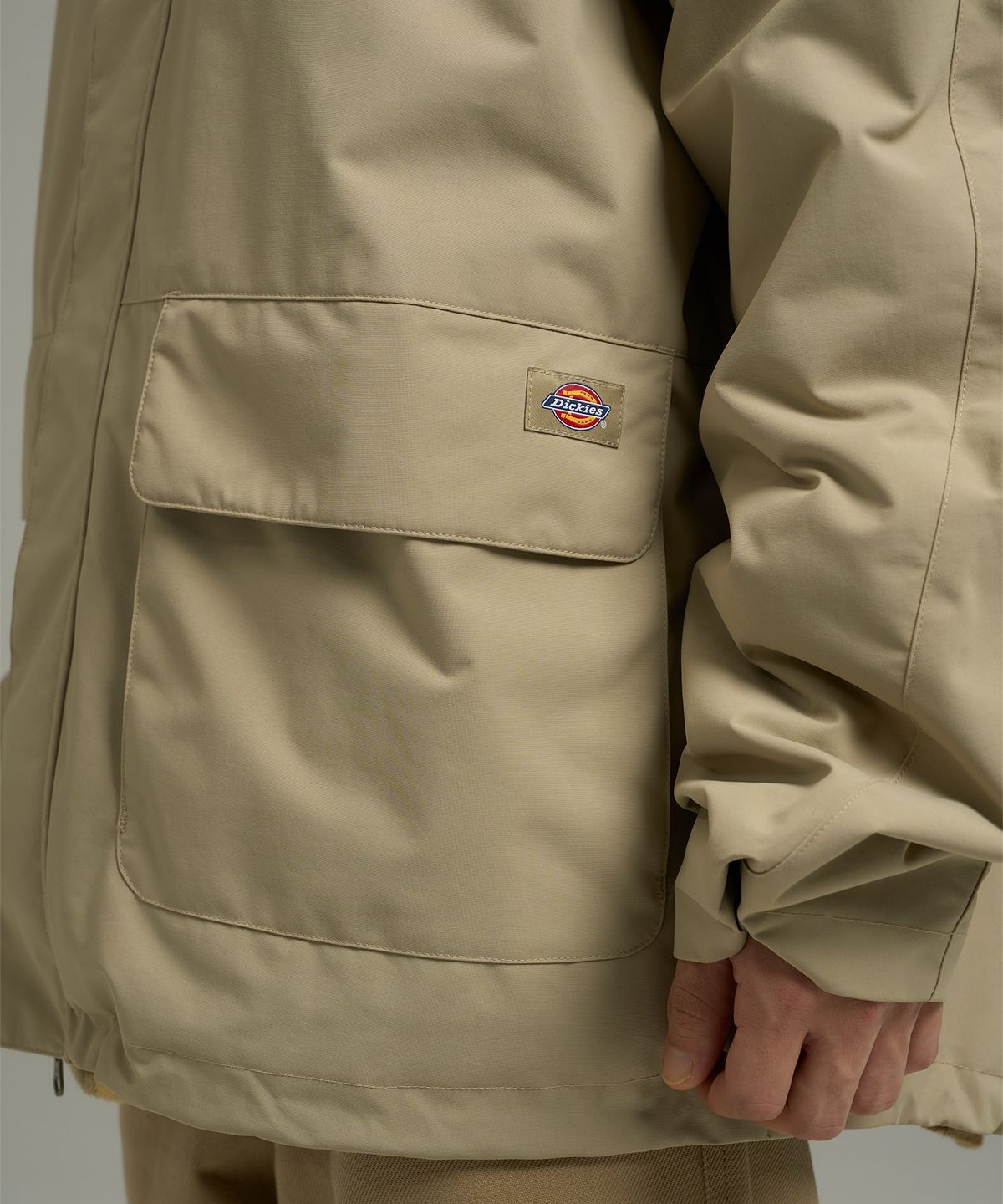 디키즈(DICKIES) 코듀라 윈드브레이커 레인 재킷 Khaki