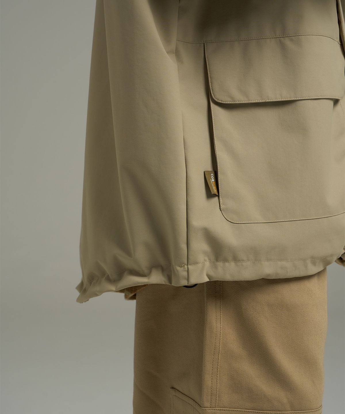 디키즈(DICKIES) 코듀라 윈드브레이커 레인 재킷 Khaki