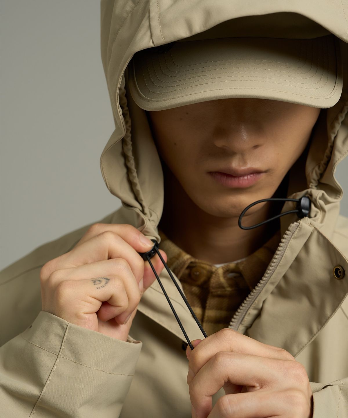 디키즈(DICKIES) 코듀라 윈드브레이커 레인 재킷 Khaki