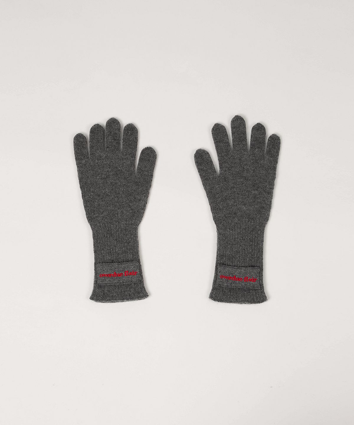 오버듀플레어(OVERDUEFLAIR) SOFT CASHMERE GLOVES _CHARCOAL