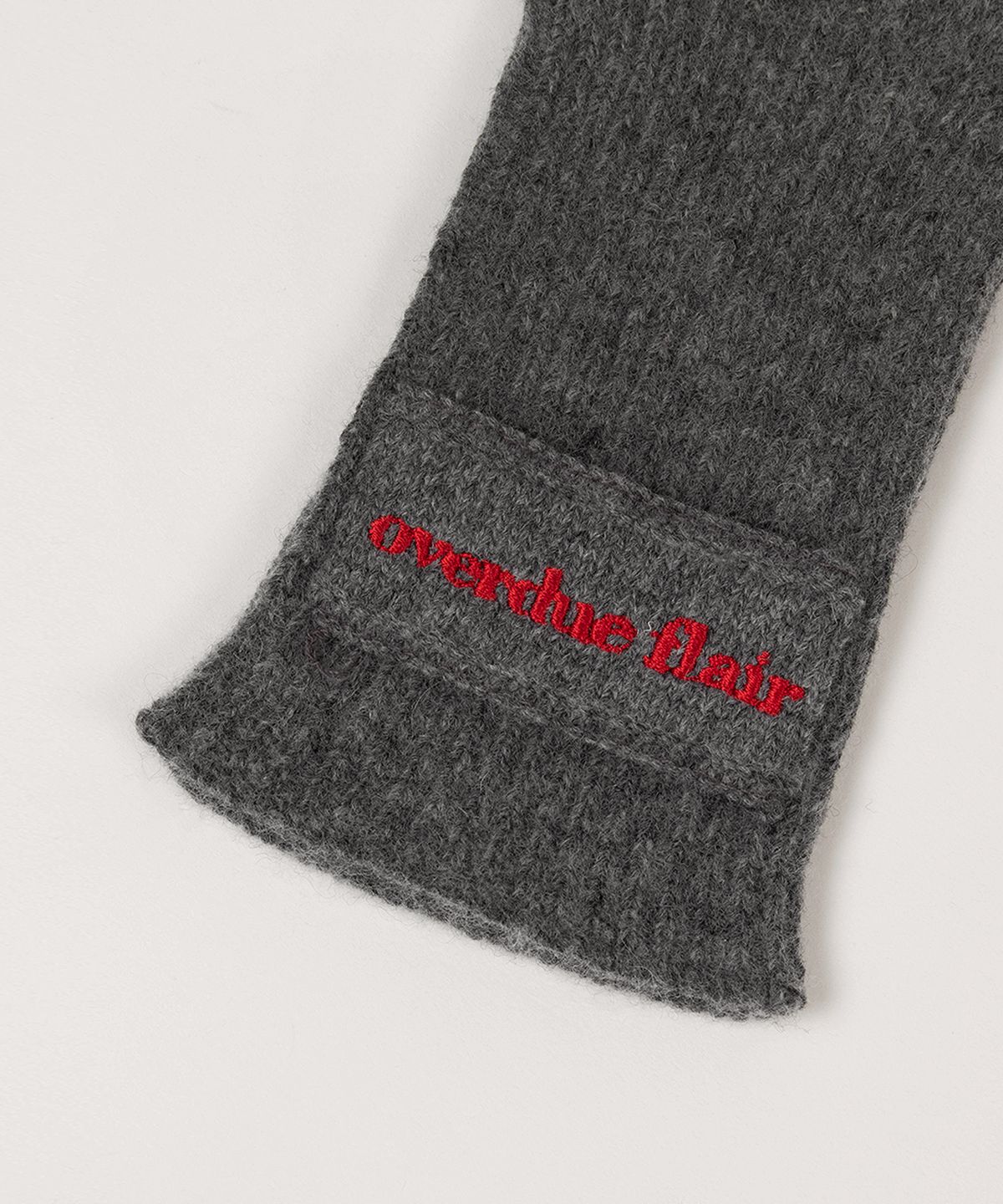 오버듀플레어(OVERDUEFLAIR) SOFT CASHMERE GLOVES _CHARCOAL