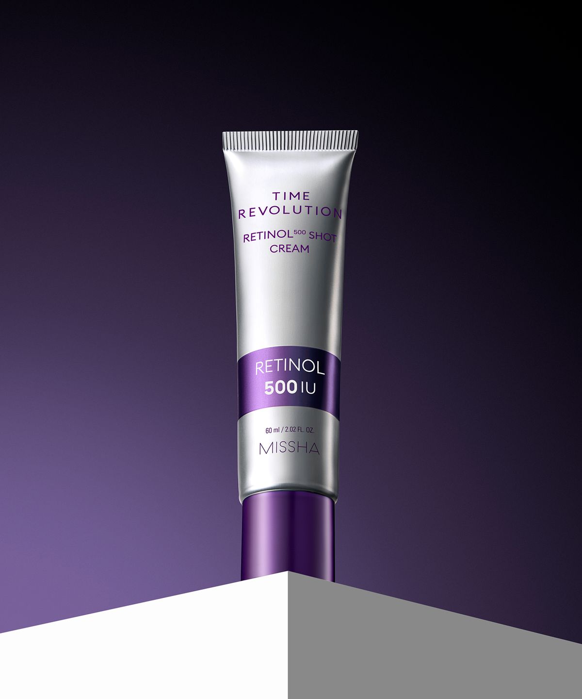 미샤(MISSHA) [2개] 타임레볼루션 레티놀 500샷 크림 60ml (모공+탄력)