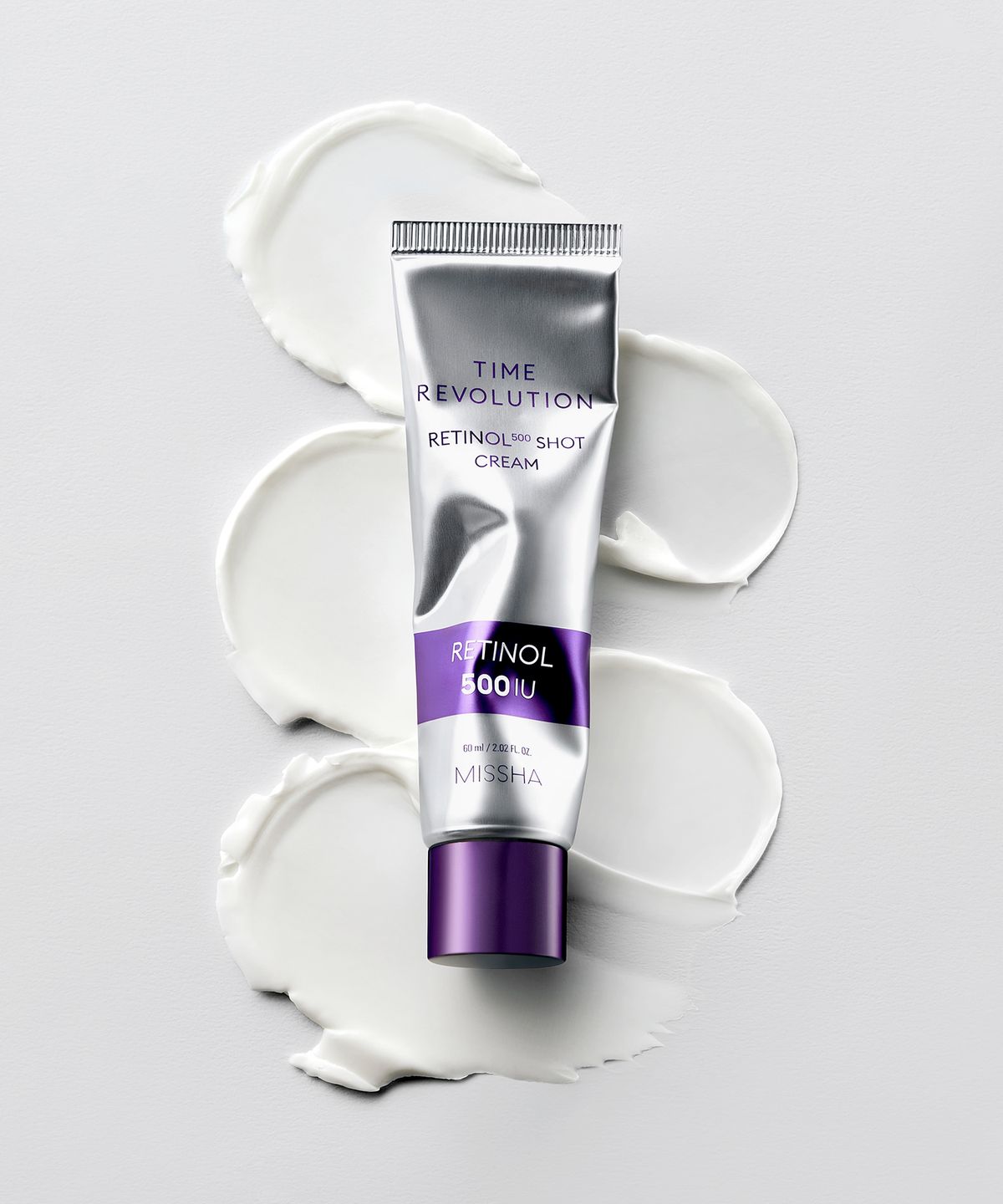 미샤(MISSHA) [2개] 타임레볼루션 레티놀 500샷 크림 60ml (모공+탄력)