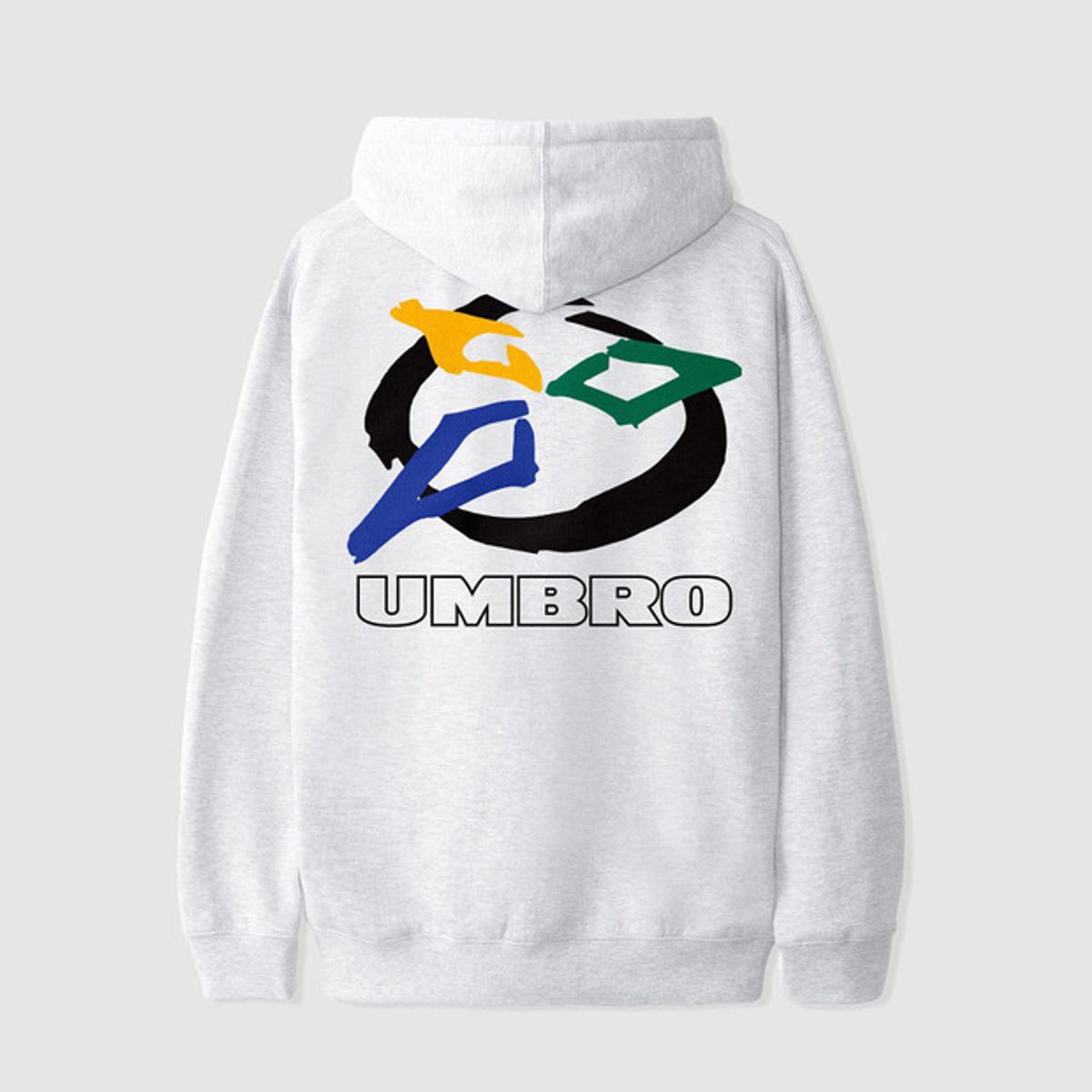 엄브로(UMBRO) [UMB X BUTTER GOODS] 그래픽 풀오버 후드 화이트(UP411CHDO9)