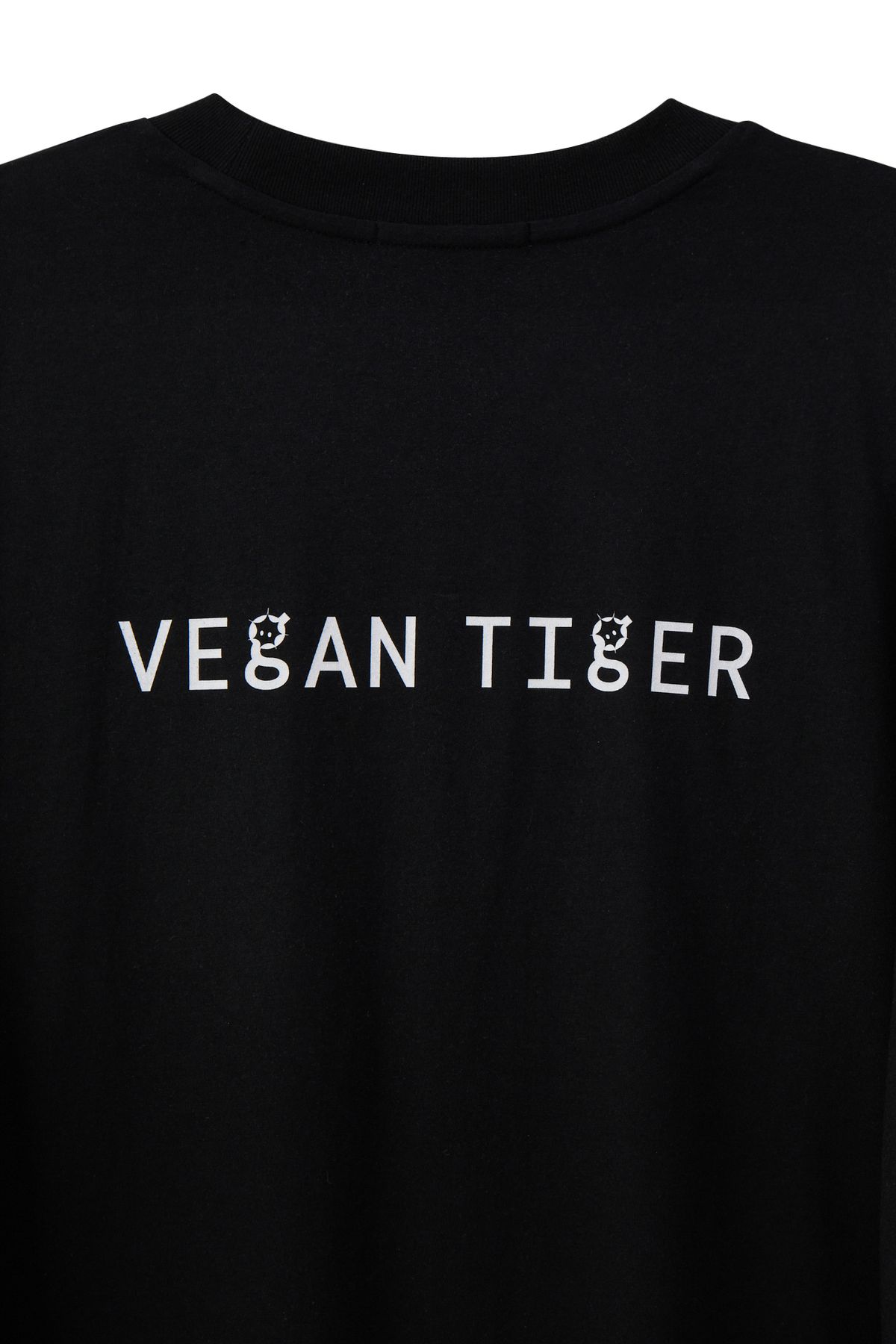 비건타이거(VEGAN TIGER) 스케치 그래팩 티셔츠_블랙