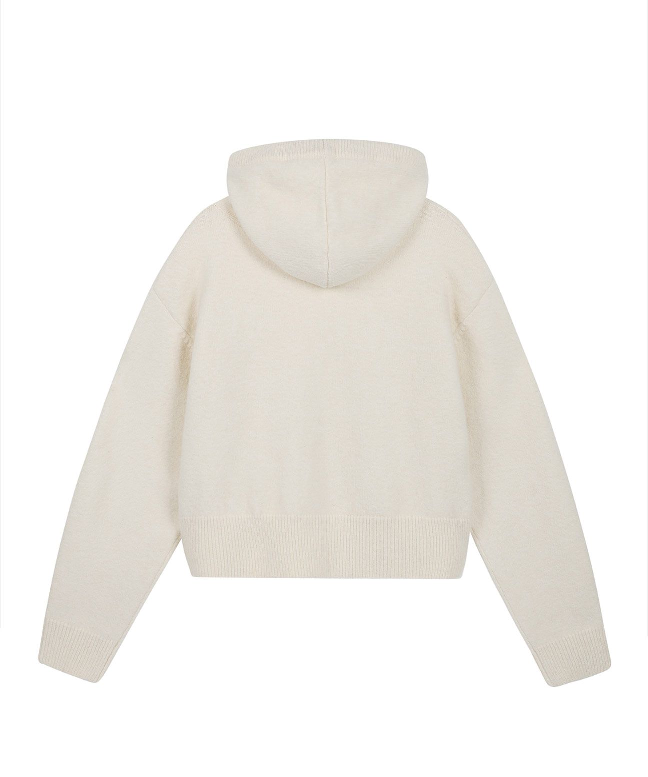 アウターその他 ROCKCAKE Studded Knit Hood Zip Up Ivory RC24KN02600 MUSINSA | ROCKCAKE Studded Knit Hood Zip Up - Ivory