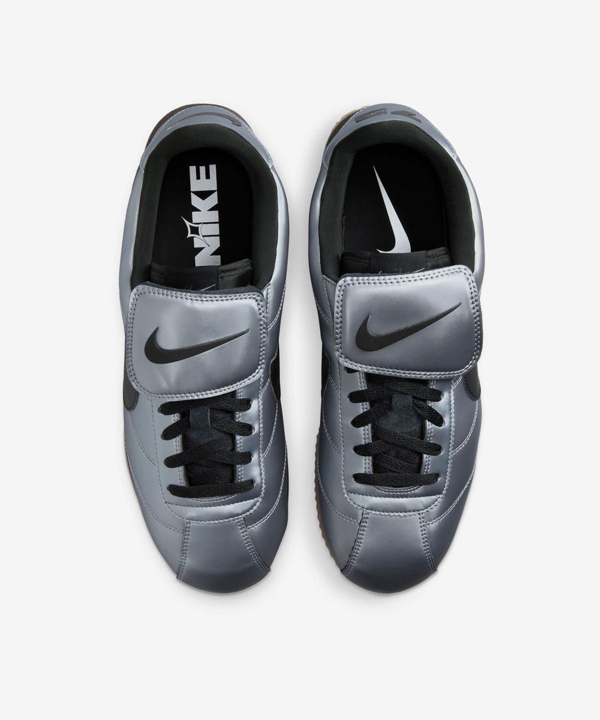 나이키(NIKE) 코르테즈 레더 SE M - 메탈릭 쿨 그레이:블랙:검 다크 브라운 / HQ3490-099