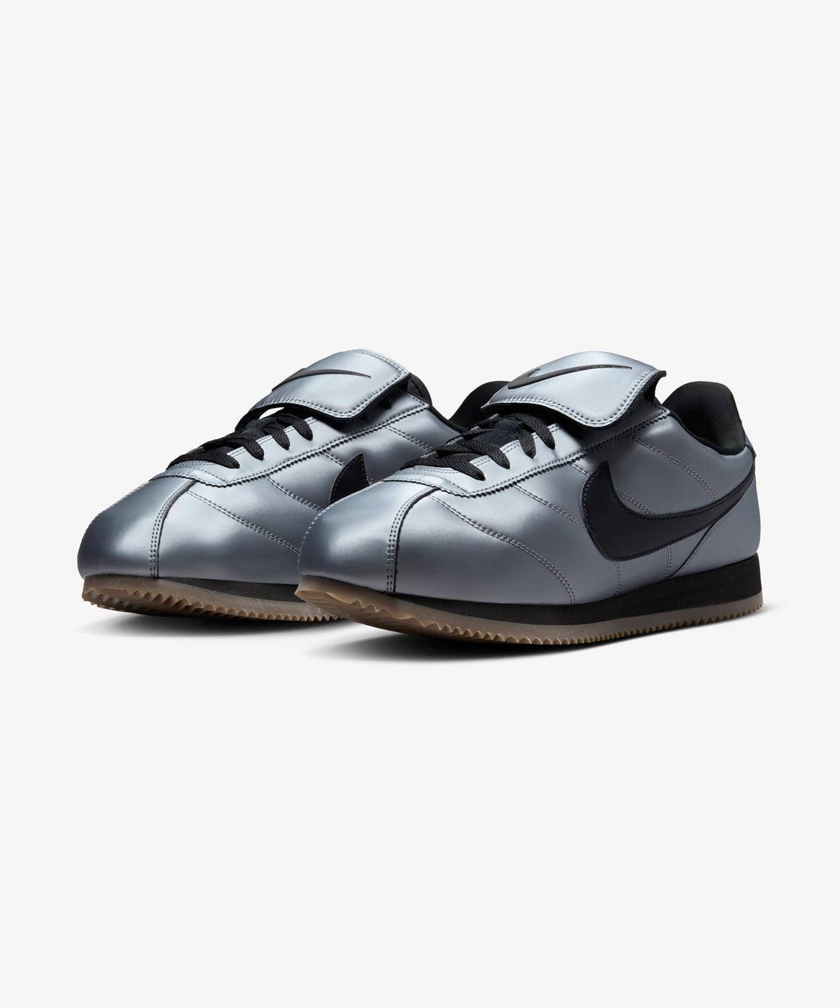 나이키(NIKE) 코르테즈 레더 SE M - 메탈릭 쿨 그레이:블랙:검 다크 브라운 / HQ3490-099