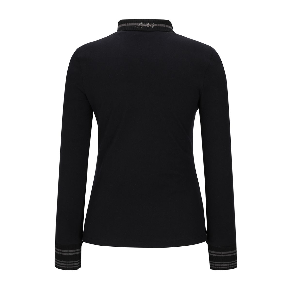 어뉴골프(ANEW GOLF) W KINT COLLAR L/TS_BK