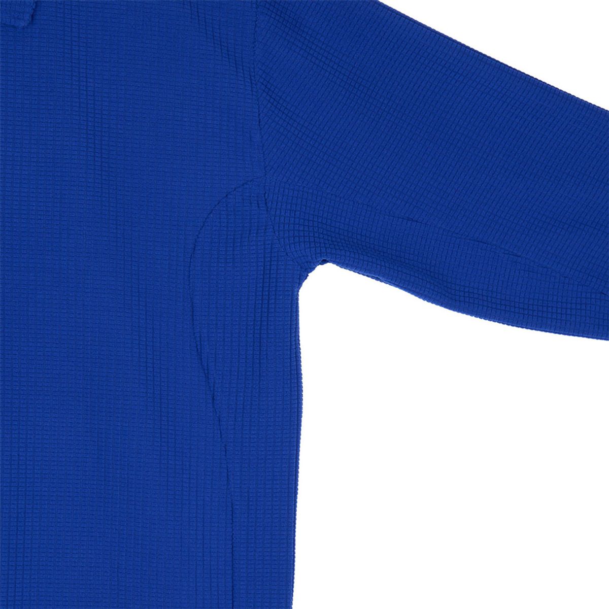 이레귤러(IRREGULAR) EMBOSS HALF ZIP SHIRT (BLUE)
