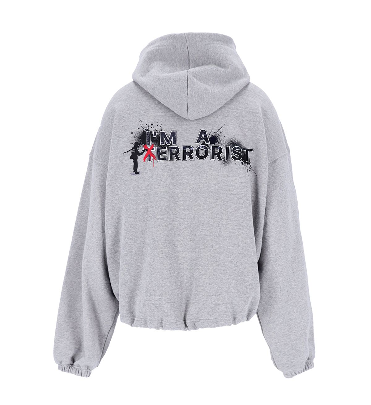 에르 바이 에러리스트(ERR BY ERRORIST) IM A ERRORIST HOODIE [GREY]
