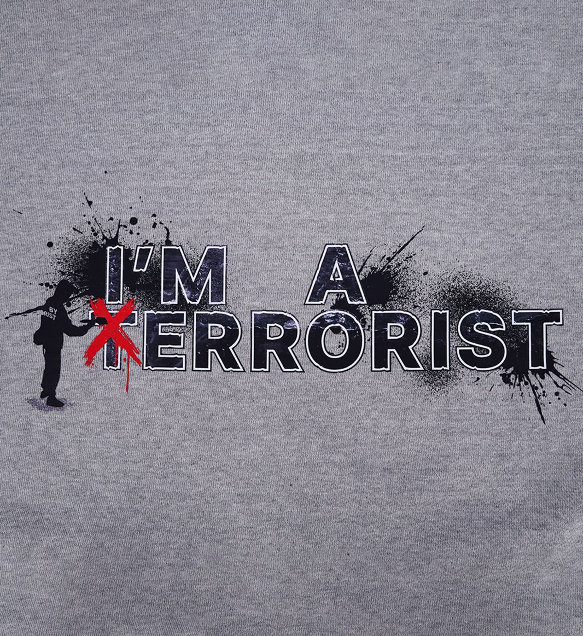 에르 바이 에러리스트(ERR BY ERRORIST) IM A ERRORIST HOODIE [GREY]