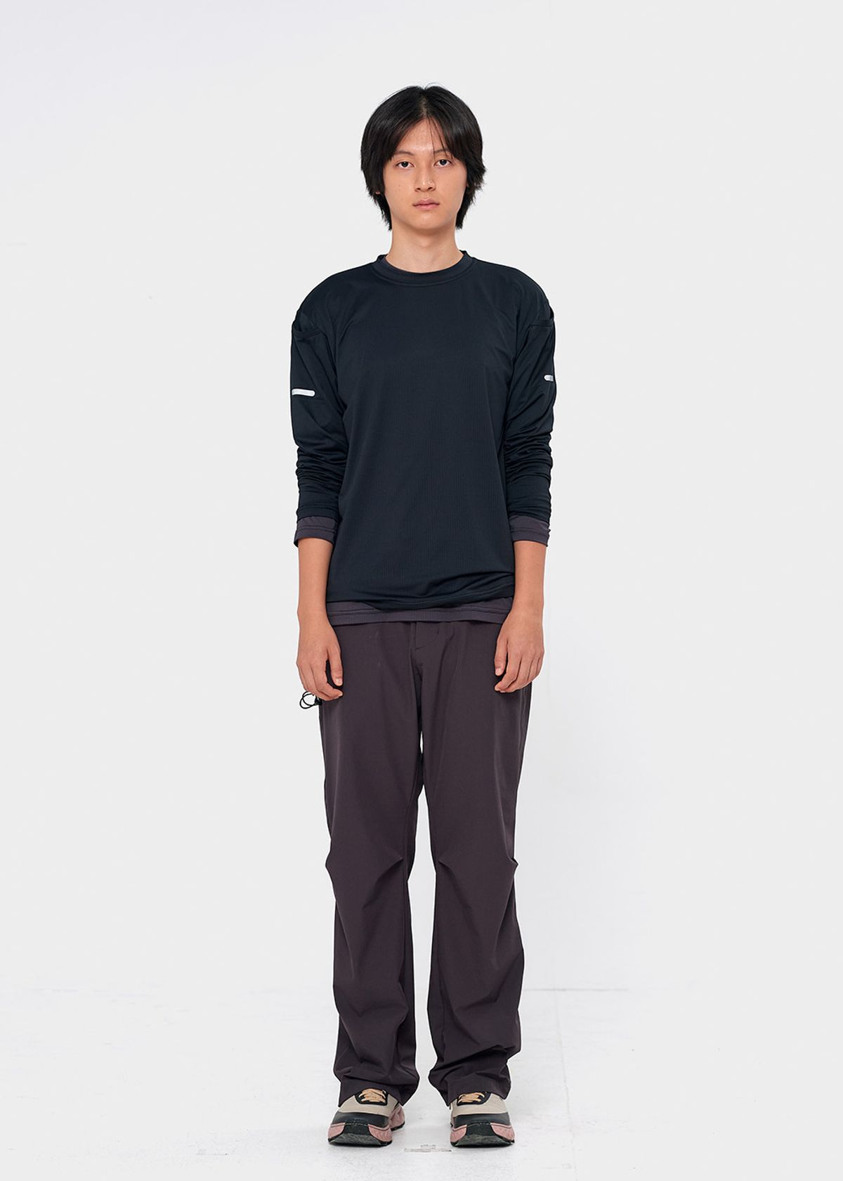 이레귤러(IRREGULAR) DUAL POCKET L/S TEE (BLACK)