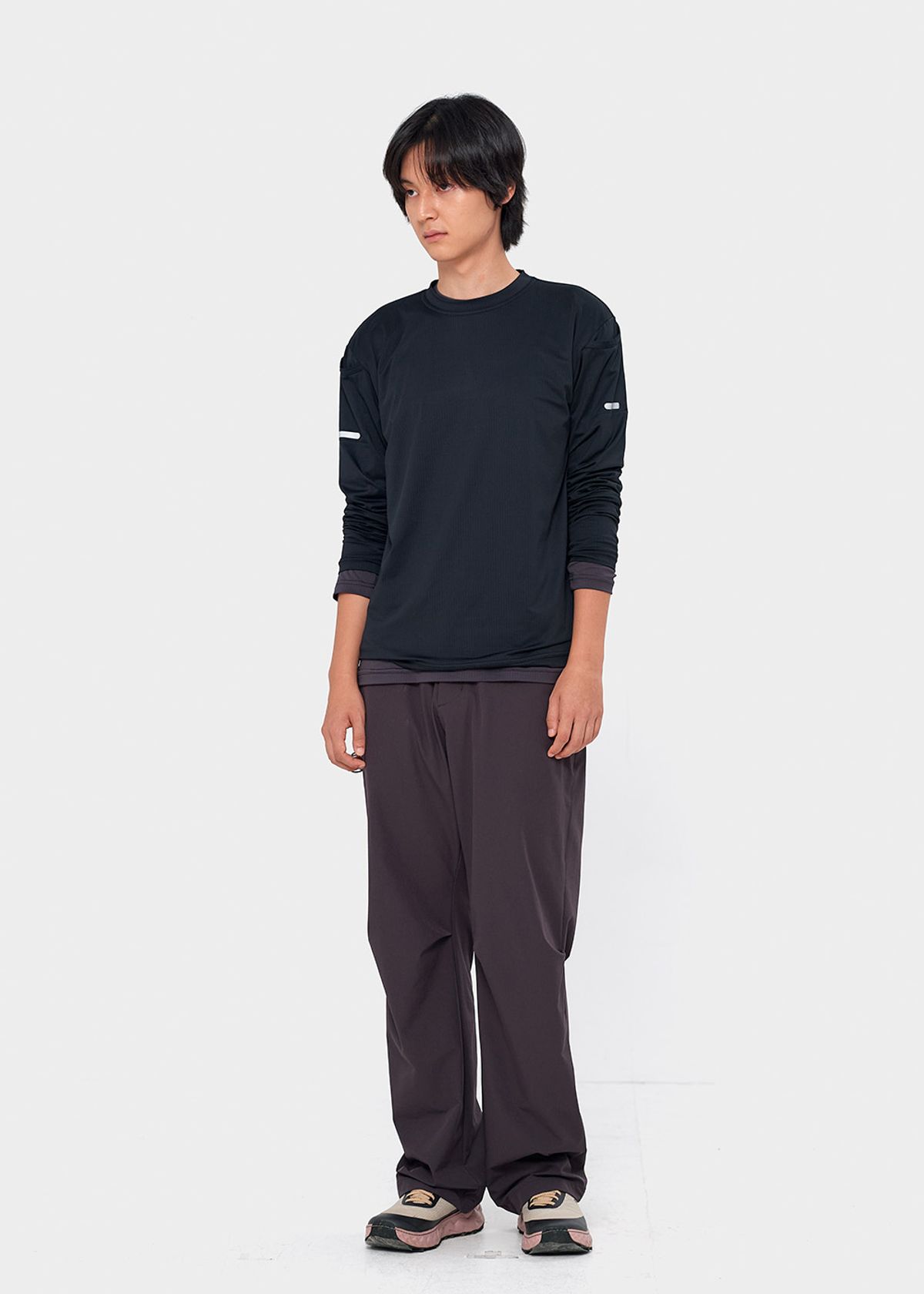 이레귤러(IRREGULAR) DUAL POCKET L/S TEE (BLACK)