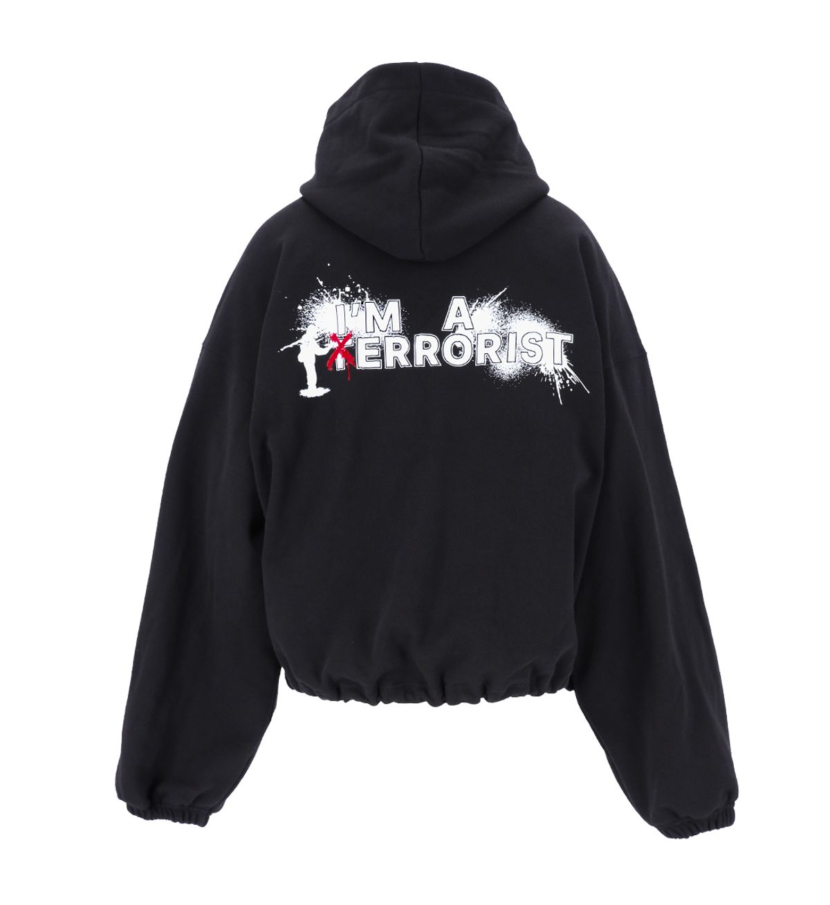 에르 바이 에러리스트(ERR BY ERRORIST) IM A ERRORIST HOODIE [BLACK]