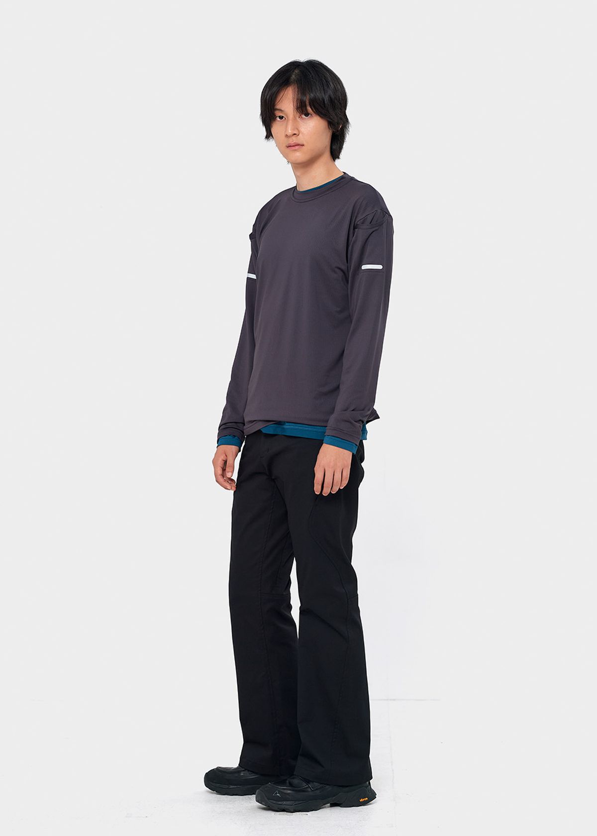 이레귤러(IRREGULAR) DUAL POCKET L/S TEE (GREY)