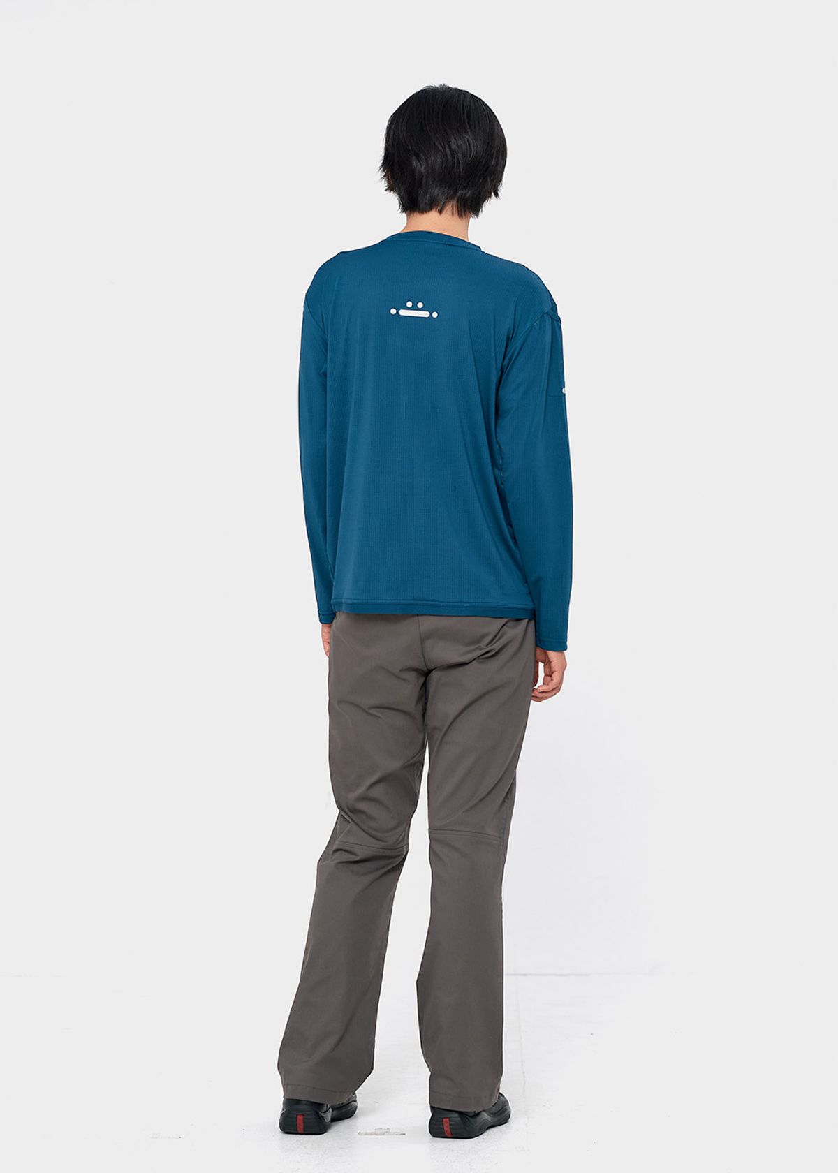 이레귤러(IRREGULAR) DUAL POCKET L/S TEE (TEAL)