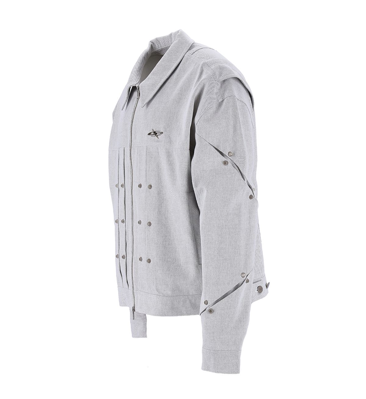 에르 바이 에러리스트(ERR BY ERRORIST) SCAR DENIM JACKET [ASH]