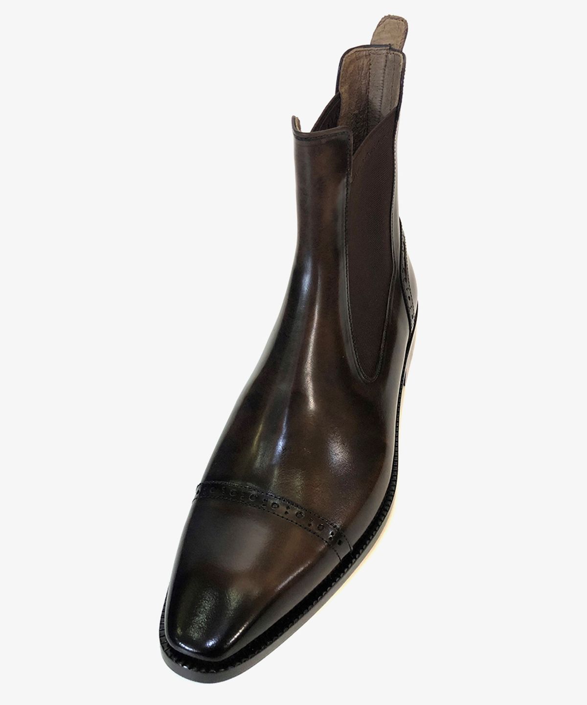 조앤슈(JOENSHOE) 칸도 스트레이트팁 첼시부츠 브라운