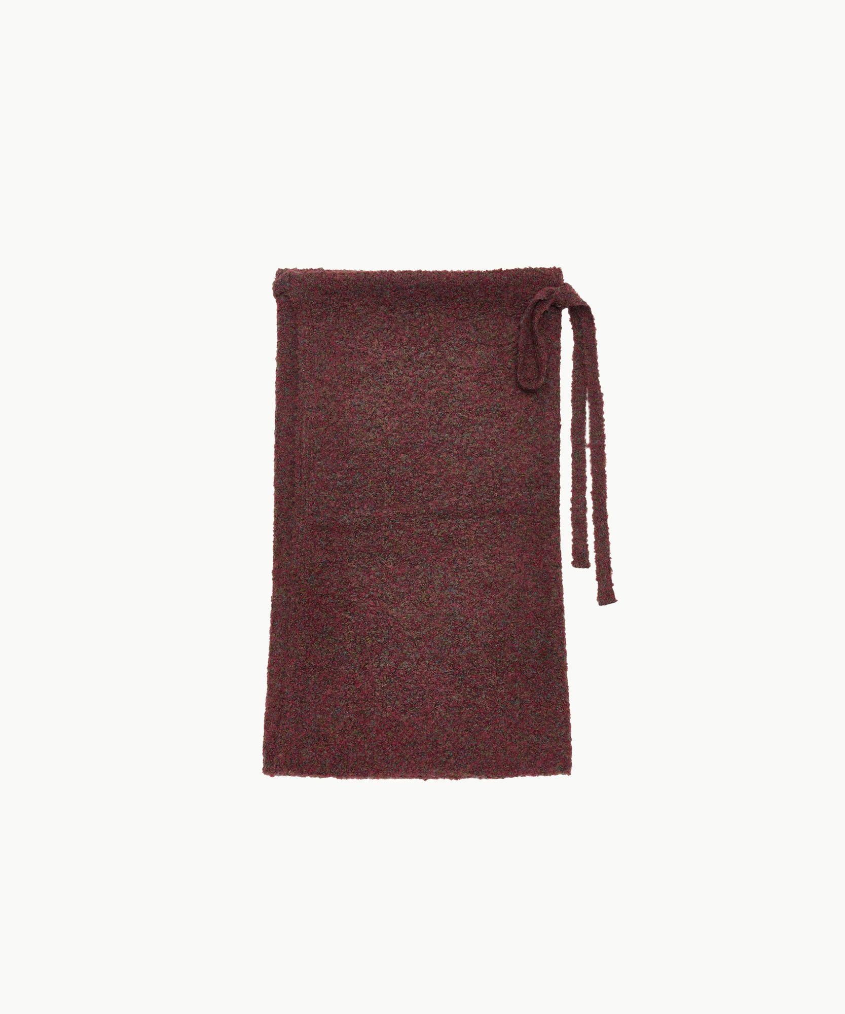 【AMOMENTO】24fw MIX BOUCLE WRAP SKIRT AMOMENTO】24fw MIX BOUCLE WRAP SKIRT (AMOMENTO/スカート