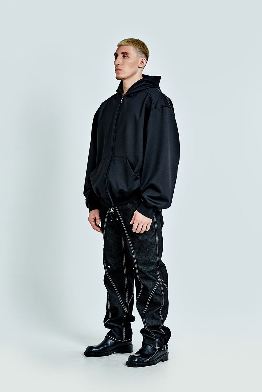 MUSINSA | 51PERCENT TUNNEL LINING TROUSER (DENIM) - BK