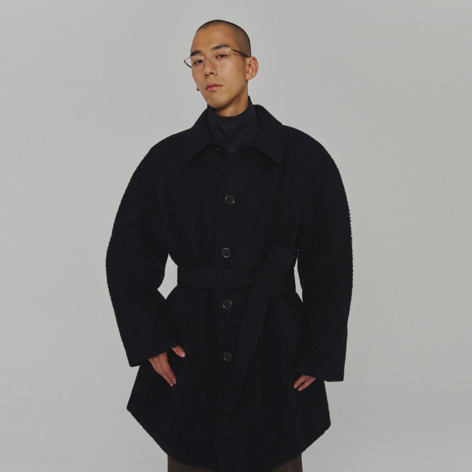 MUSINSA公式 | AMOMENTO MENS ALPACA RAGLAN COAT (2COLORS)