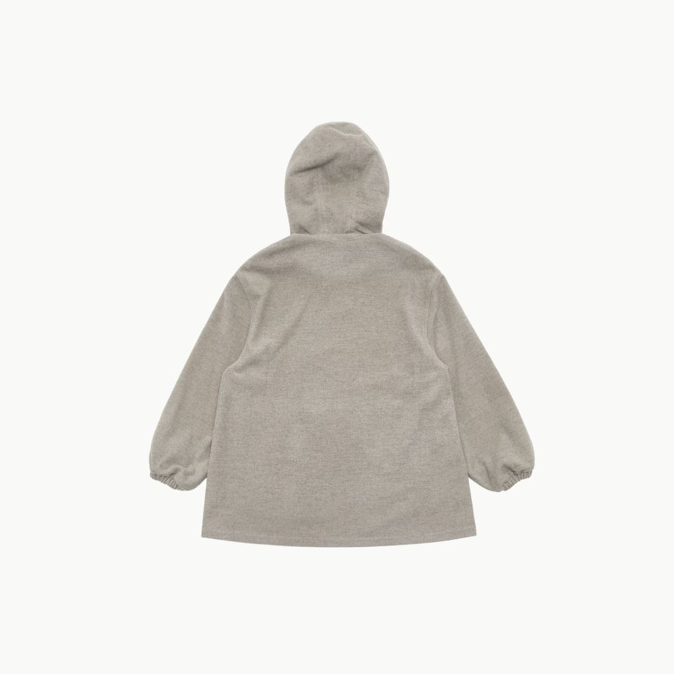 MUSINSA公式 | AMOMENTO WOOL ZIP UP PONCHO (2COLORS)
