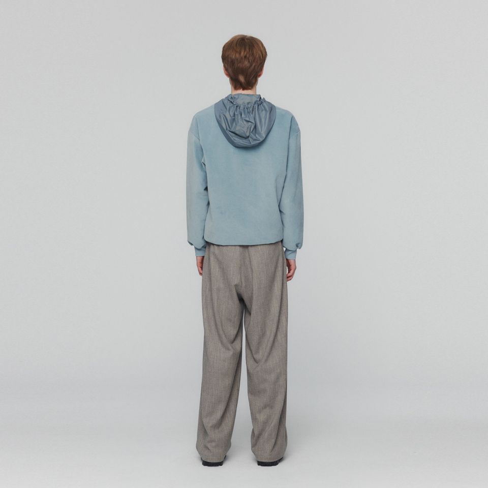 AMOMENTO VELVET V-NECK PULLOVER 水色 L MUSINSA | AMOMENTO VELVET V-NECK PULLOVER (3COLORS)