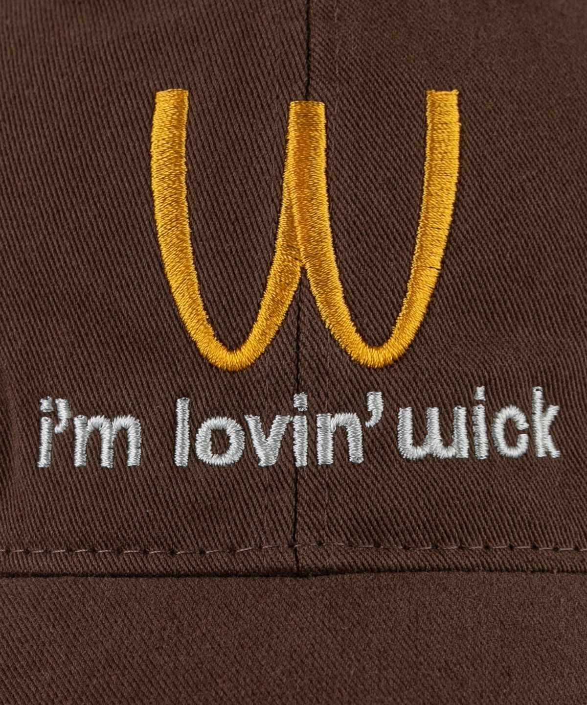 윅(WICK) Im lovin 워싱 볼캡-브라운