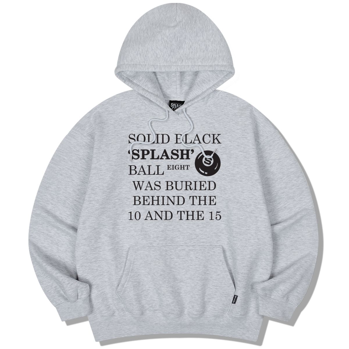 스플래시코드(SPLASHCODE) 후드 티셔츠 - 블랙 볼(Black Ball)