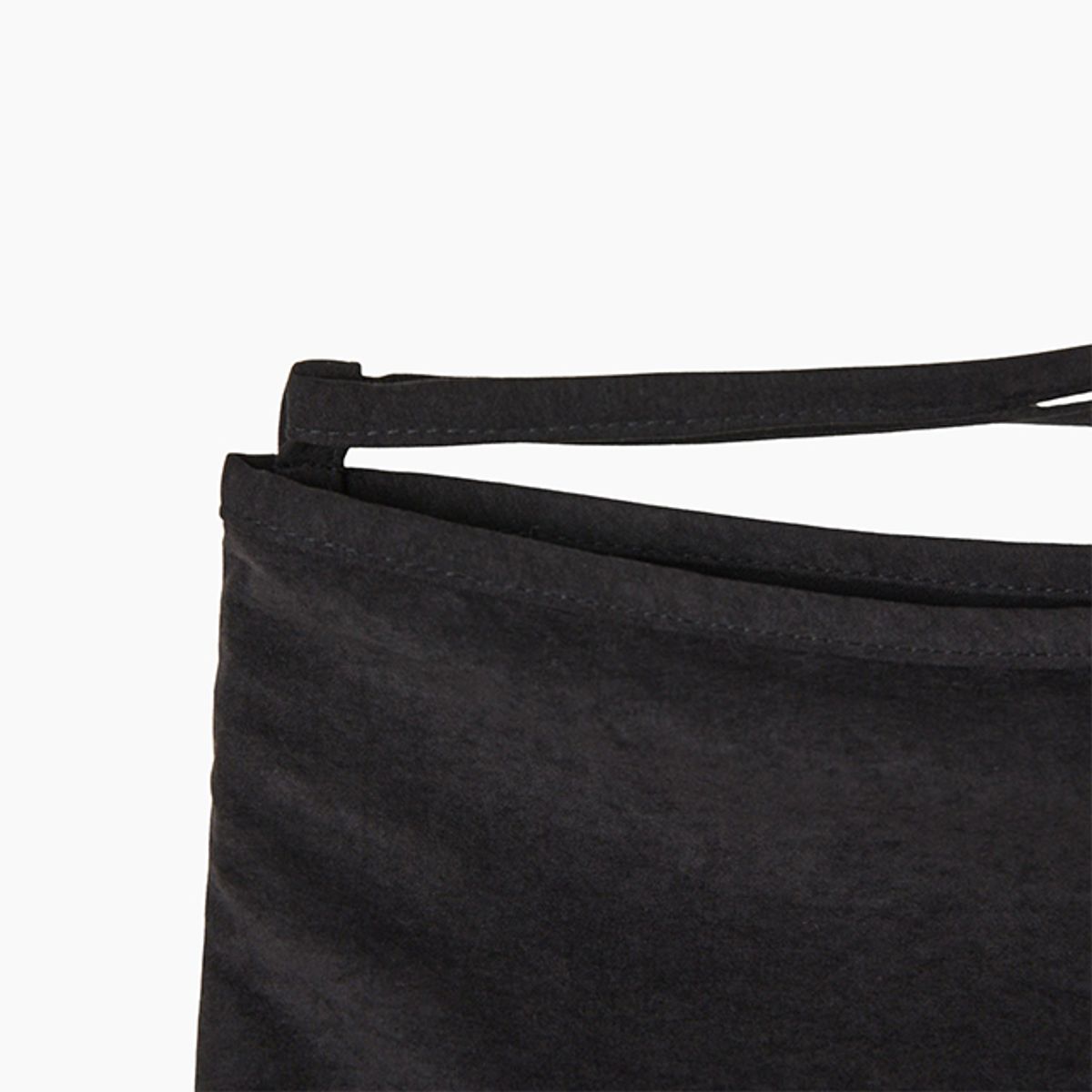 랩(LAP) 매쉬 스웨이드 레이어드 스커트 AQ4WSA65