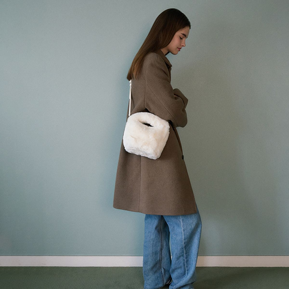 랩(LAP) SOFT FUR TOTE BAG AQ7ABA08