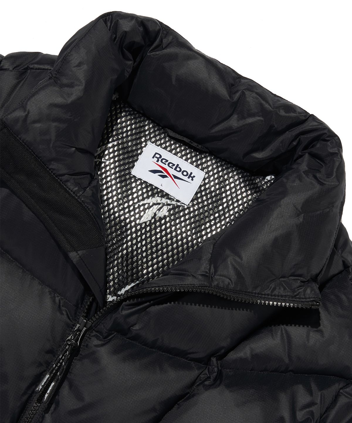 리복(REEBOK) 펌프 패리스 다운 자켓 - 블랙