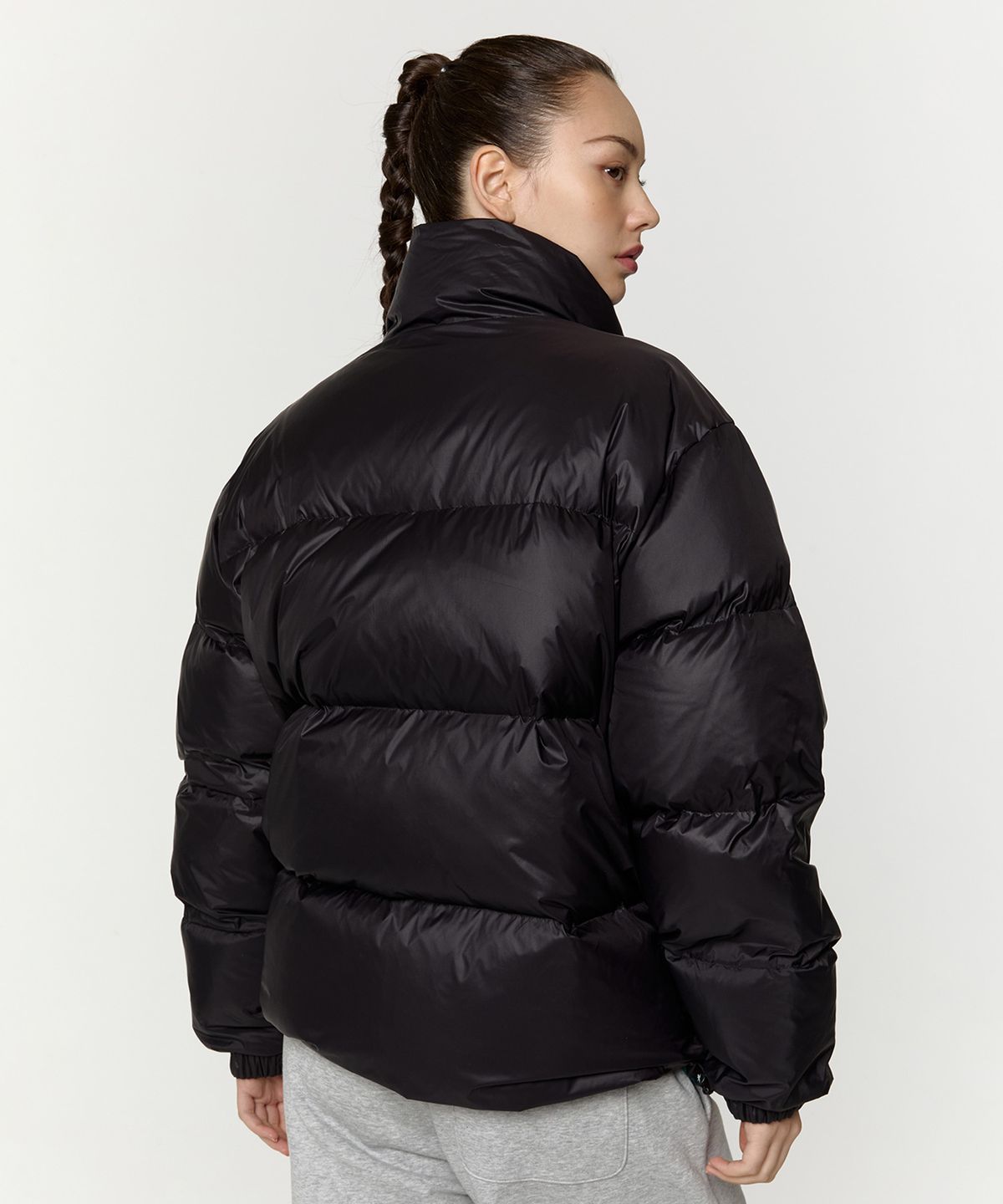 리복(REEBOK) 벡터 리버시블 다운 자켓 - 그린