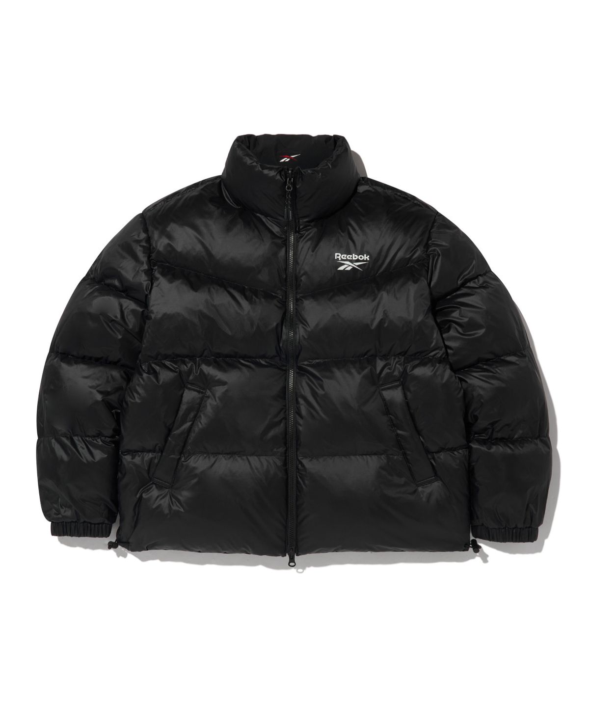 리복(REEBOK) 벡터 리버시블 다운 자켓 - 블랙