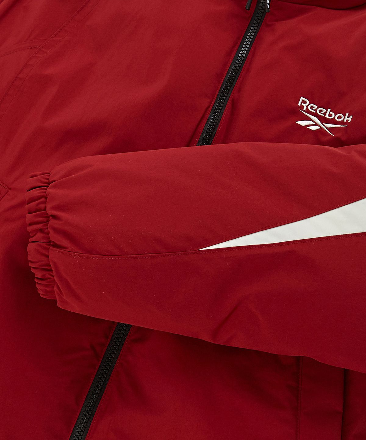리복(REEBOK) 벡터 리버시블 크롭 다운 자켓 (W) - 레드