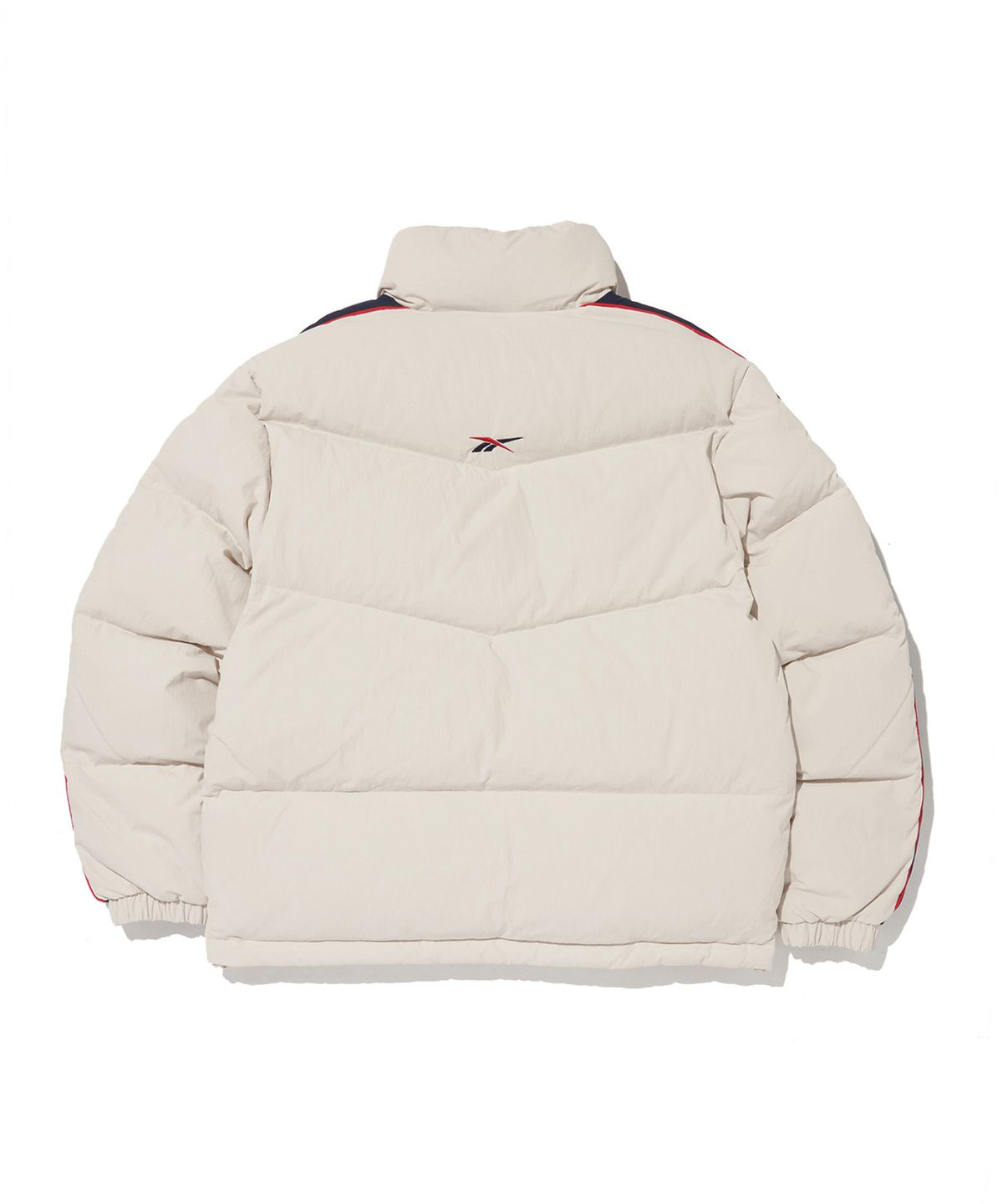 리복(REEBOK) 클래식 벡터 패널드 다운 자켓 - 베이지