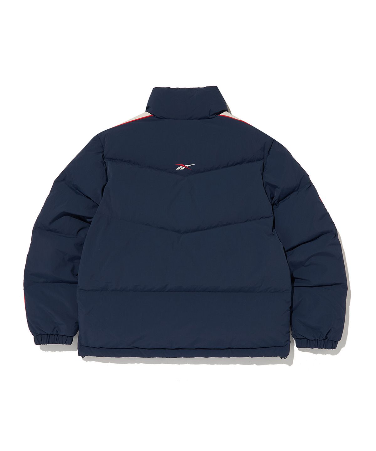 리복(REEBOK) 클래식 벡터 패널드 다운 자켓 - 네이비