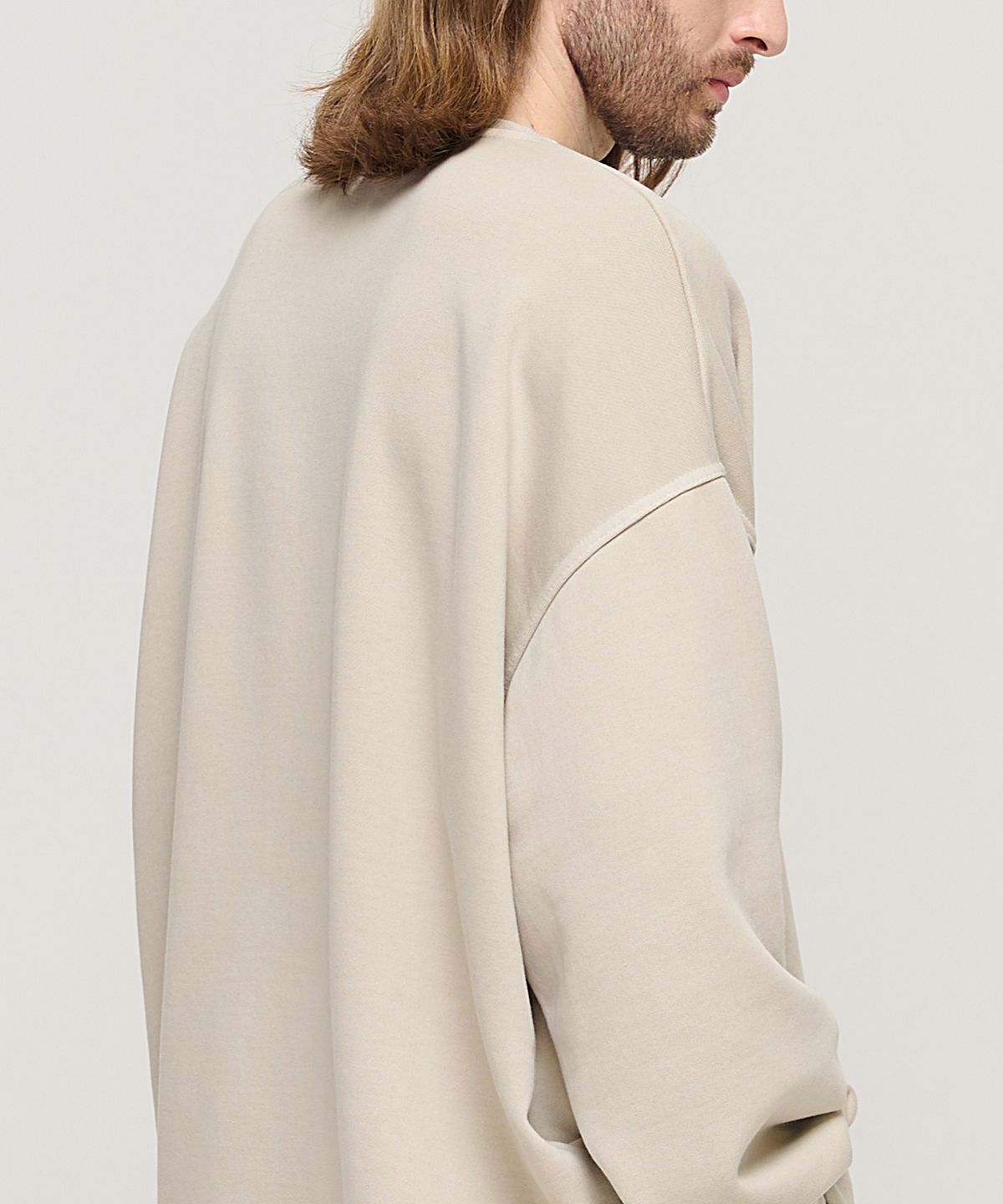 카고브로스(CARGOBROS) 피그먼트 워시드 스웨트셔츠 (베이지)