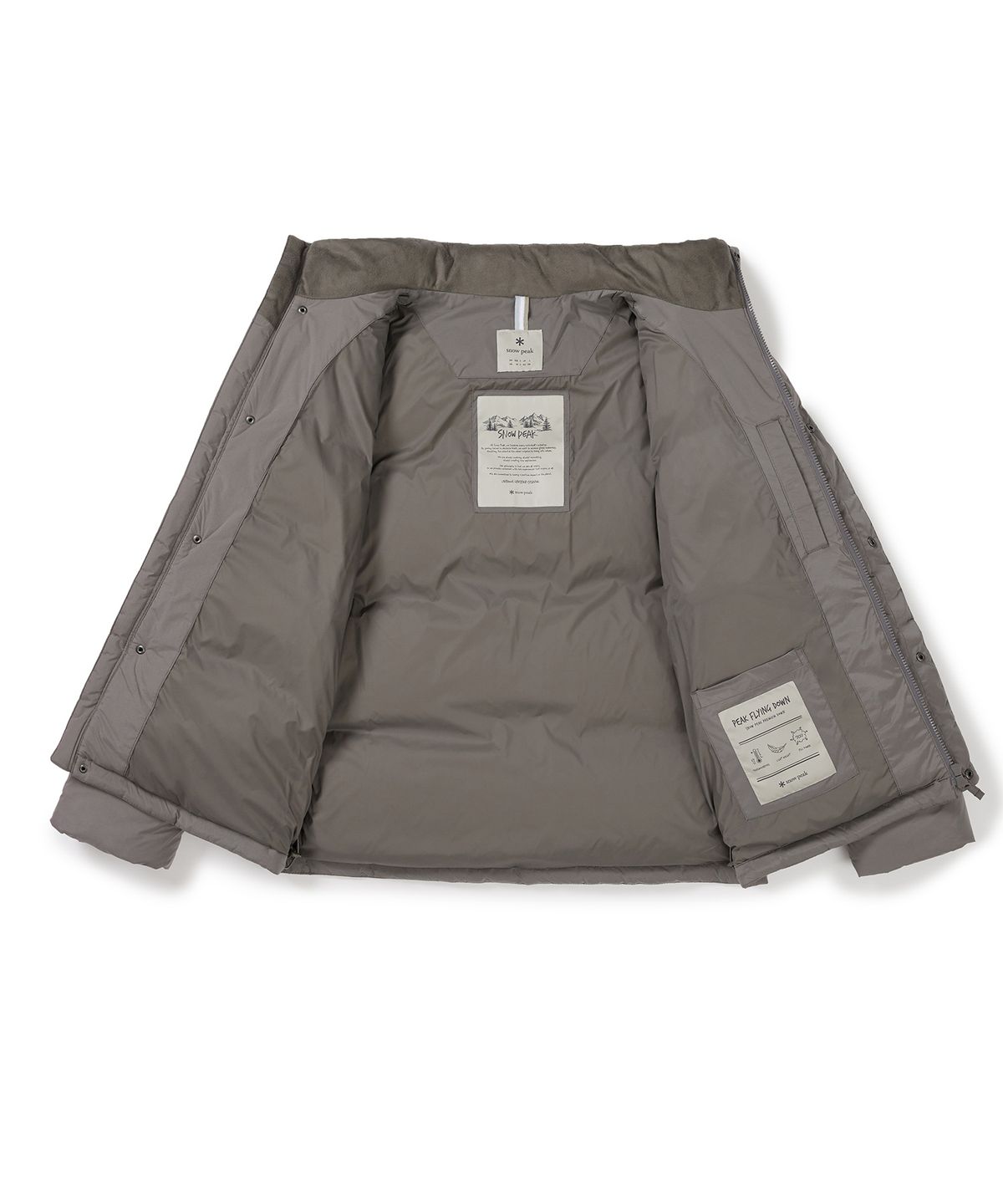 스노우피크 어패럴(SNOWPEAK APPAREL) 유틸리티 스탠드넥 헤비 다운 자켓 (S24WMKDJ20) Dark Khaki