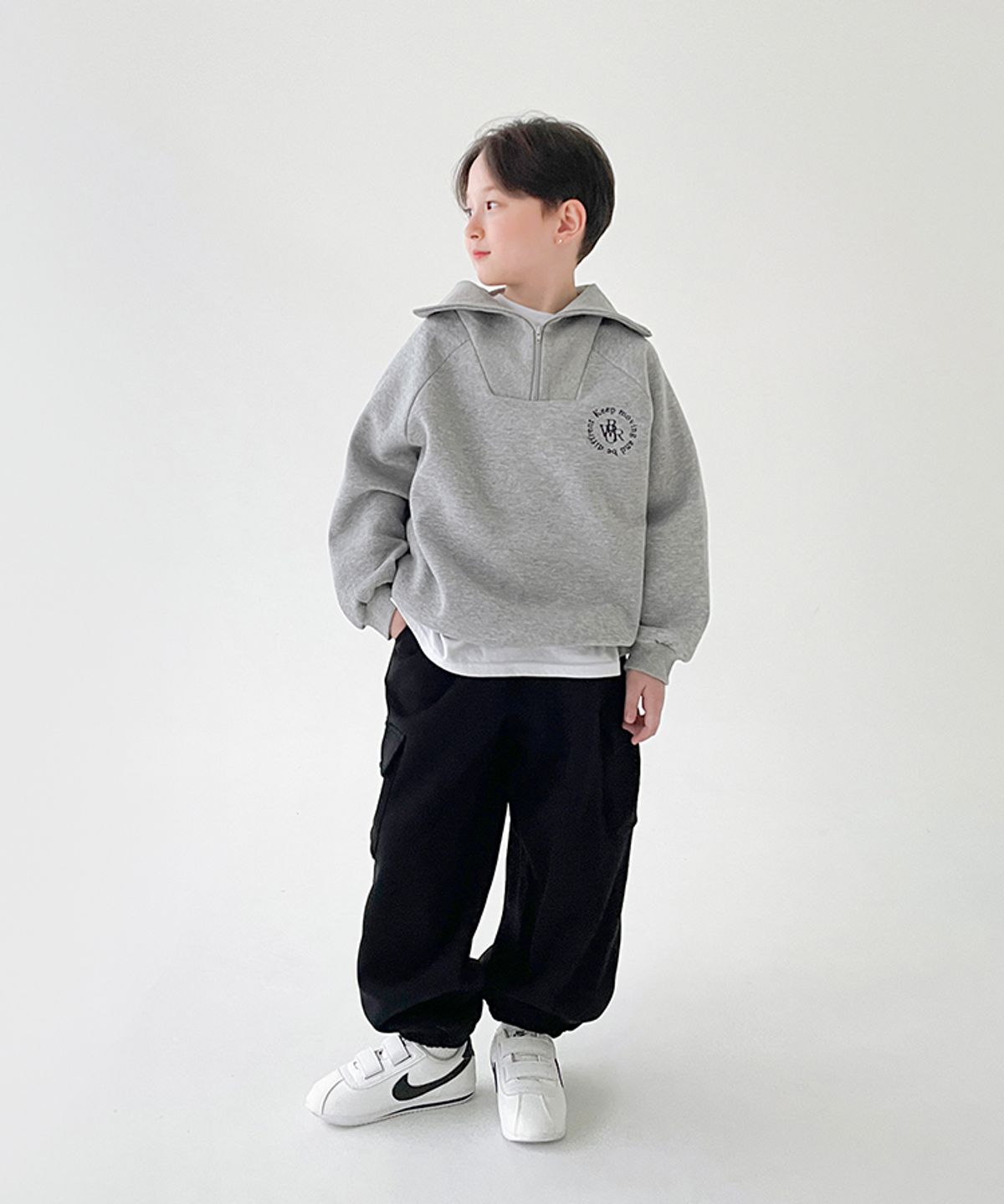 베리클로젯(BERRYCLOSET) [기모] 픽업 카고 조거 팬츠