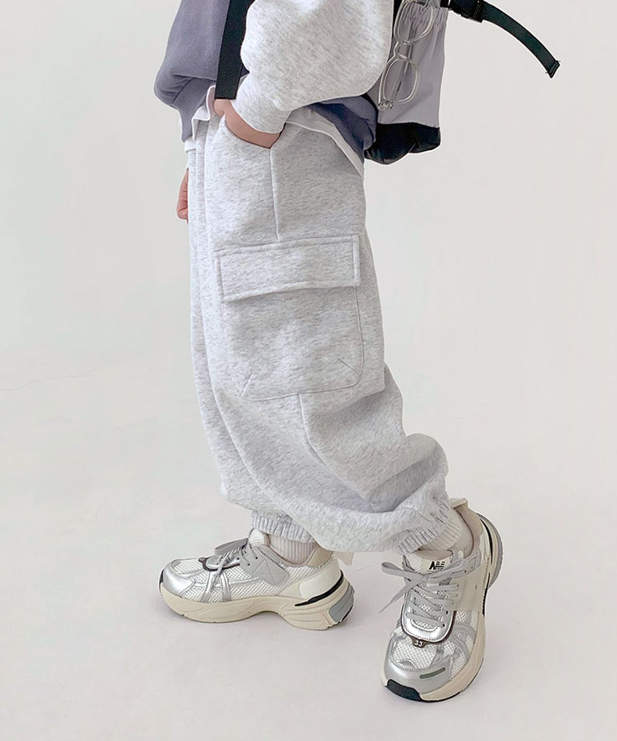 베리클로젯(BERRYCLOSET) [기모] 픽업 카고 조거 팬츠