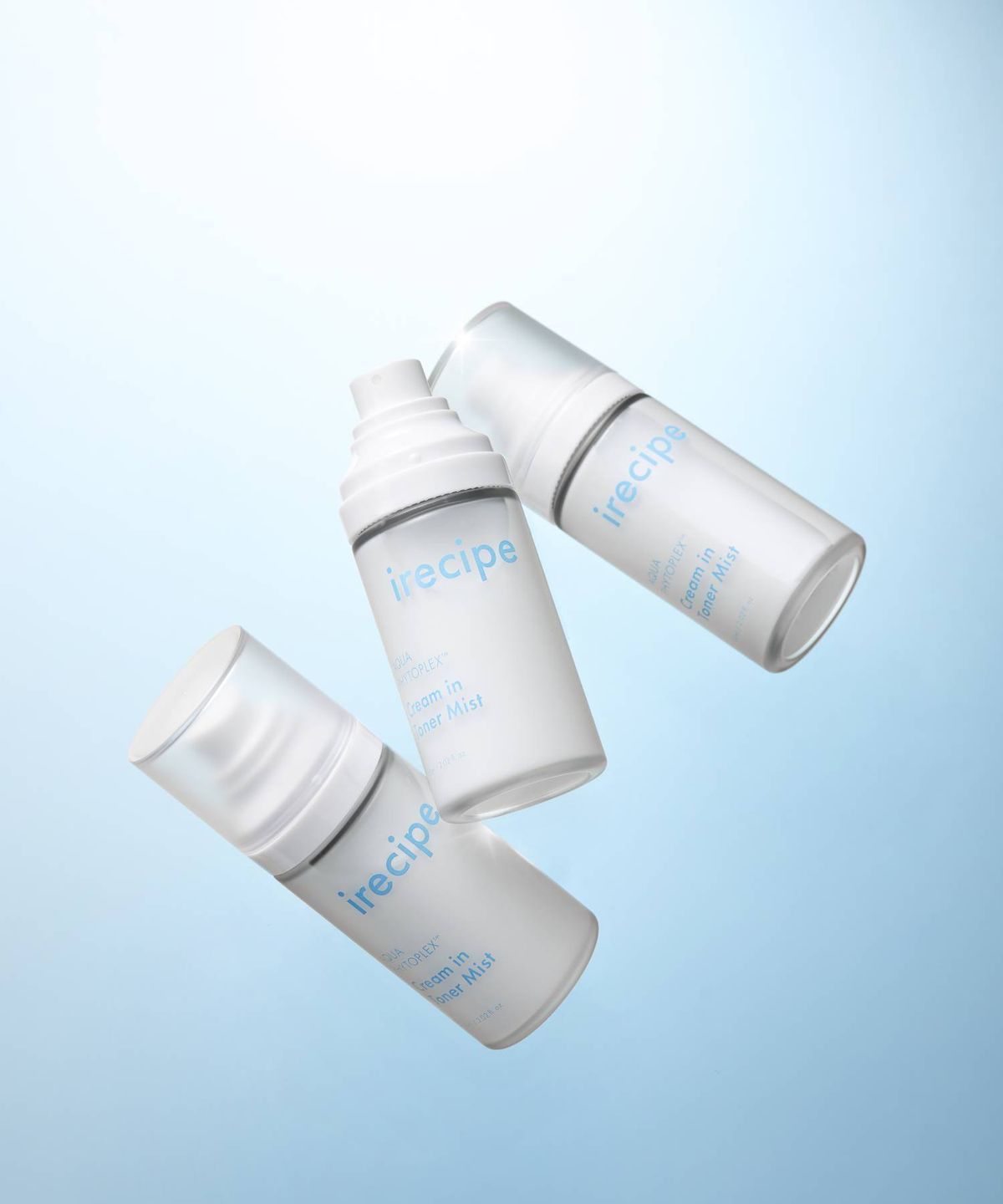 아이레시피(IRECIPE) 안개분사 아쿠아피토플렉스 크림 인 토너 무향 오일 미스트 60ml X 2개 + 리필60ml